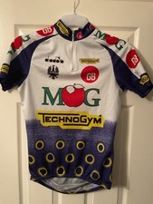 Vintage Diadora Nalini MOG Technogym Fausto Coppi Cycling Jersey XS Extra small