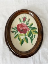 Vintage Small Oval Framed