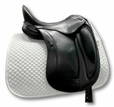 English Black Leather Dressage