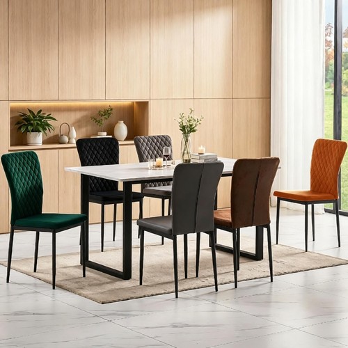 Marble effect dining - effect, table