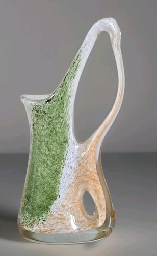 Studio art glass vase cased - studio, 'cased'