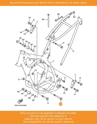 Yamaha bolt flange - yamaha, bolt,