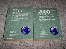 2000 Ford F53 Motorhome Chasis Shop Service Repair Manual Lariat 7.3 Diesel RV