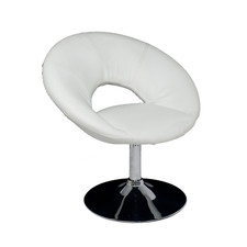 Pod Swivel Chair White