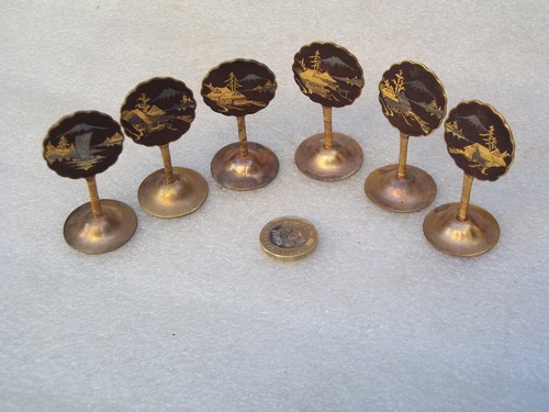 Antique japanese shakudo - x, &