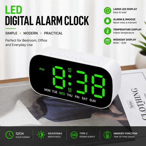 Led electric digital - led, alarm