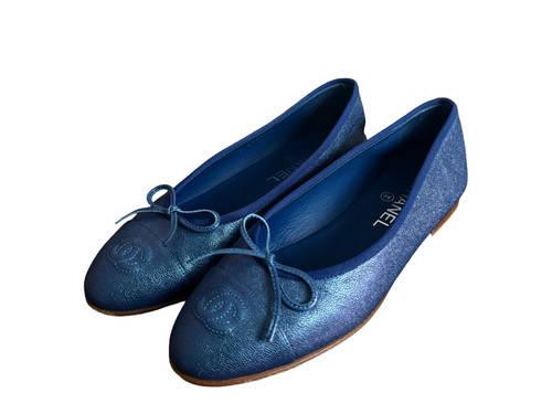 Chanel bow ballet flats - cc,