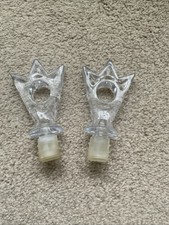 2 X Clear Wine Bottle Stoppers