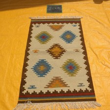 Hand woven wool rug turkish - hand,
