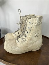 Vintage Bunny Boots Size 10W White Rubber Air Valve Military 1975 Arctic Boots