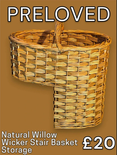 Handwoven wicker staircase - wicker,