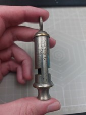 Vintage WW2 A.R.P ARP Whistle by J. Hudson & Co, Barr St Hockley Birmingham