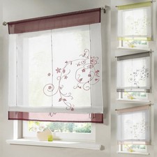 Voile Kitchen Curtains Modern