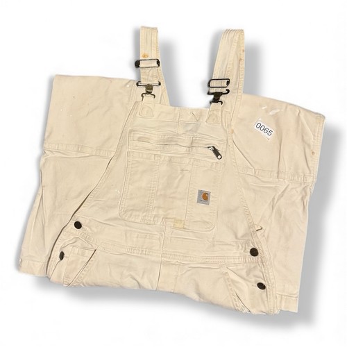 Carhartt off white - canvas, bib