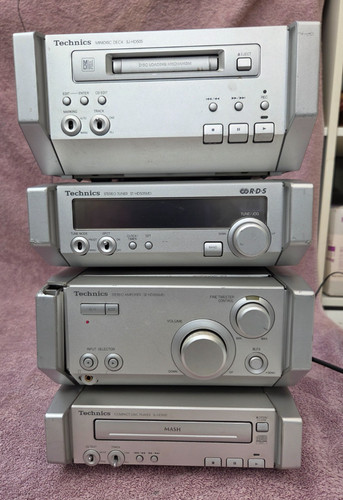 Technics stereo amplifier - technics, cd