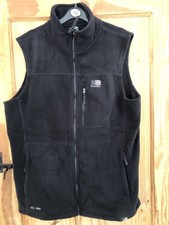Karrimor Fleece Gilet Black Body Warmer KS300 Outdoors Hiking Medium 