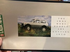 Lada Nive (Cossack) brochure 1989 UK market