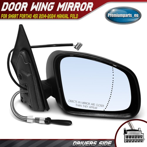 Manual door wing mirror - manual,