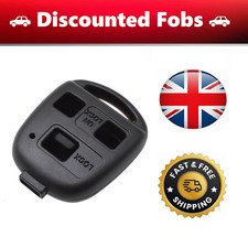3 Button Remote Key Fob Case Shell For Toyota Land Cruiser Corolla Yaris Avensis