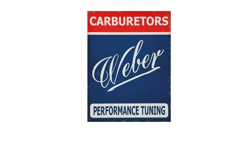 Weber carburetors retro metal - weber,