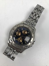 GIANI-GIORGIO Analog Quartz Watch Blue Dial Stainless Steel Band. Mens Vintage