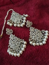 Tikka Earring Set 3pc + FREE Gift | Indian Jewellery | Sunday Deal”