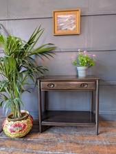 Vintage Ercol Windsor Model 3865 Console Table Hall Table Solid Ash Rare Piece