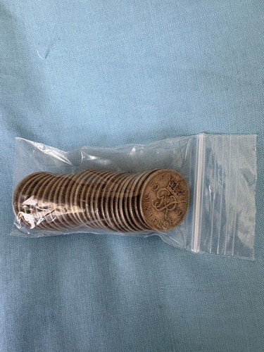 Sixpence coins not - 25,