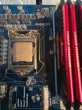 GA-Z77-DS3H Intel Motherboard & I/O Plate & Intel Core i5-3470s & 32 GIG RAM