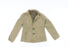Next Boys Beige Linen Cotton Blazer Jacket 7 Years Smart Casual