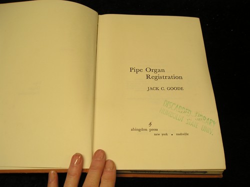 Pipe organ registration - pipe,