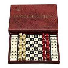 Vintage 1970’s Travelling Chess Set House Martin Branded Chess In Original Box
