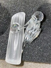 Swarovski 1988 Annual Edition Woodpeckers Sharing 014745 frosted base variant