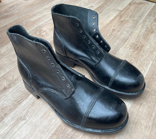 Black leather ammo drill - leather,