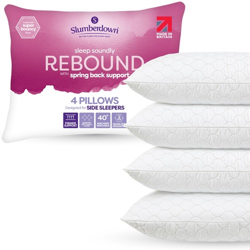 Rebound quilted pillow - rebound, firm
