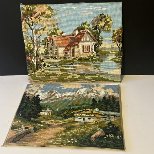 Vintage needlepoint embroidery - vintage,