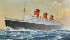 RMS QUEEN MARY LINER By Turner