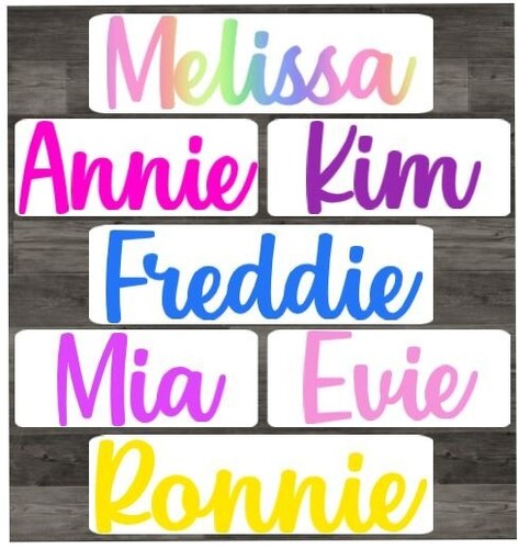 Personalised vinyl name - personalised,