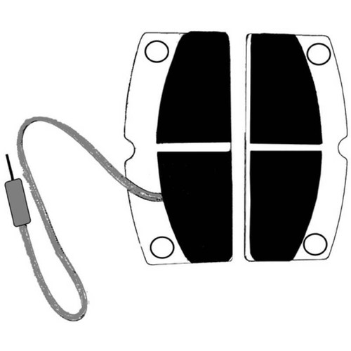 Brake pads one ref - brake,