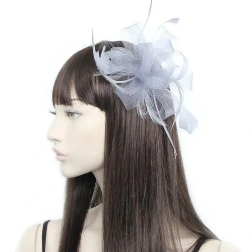Silver grey looped net