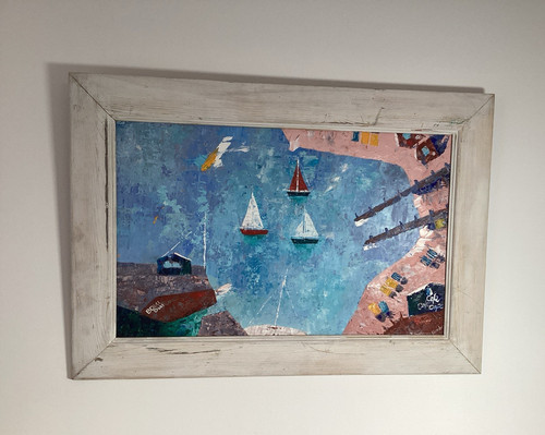 Original oil painting board - painting, on