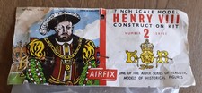 Airfix 1/12 King Henry VIII  1960 TYPE 2 issue red stripe vintage kit RARE