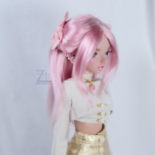 Minifee bjd wig - msd, pink