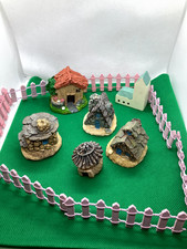 Vintage Resin Buildings/Fences