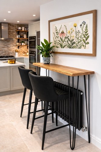 Breakfast bar with hairpin - breakfast,