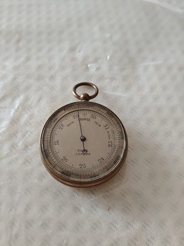 Antique brass pocket - brass,