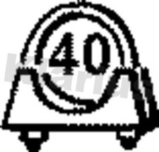 KLARIUS 40mm Exhaust Clamp