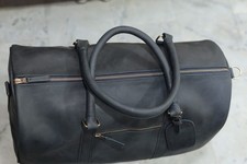 Full-Grain Leather Duffle Bag