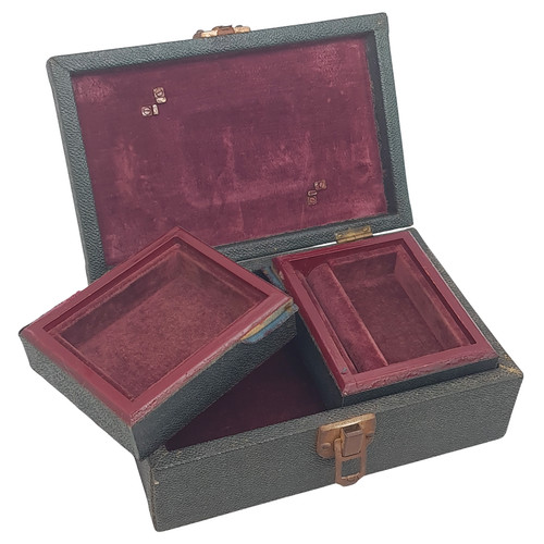 Antique jewellery box c1900 - jewellery,