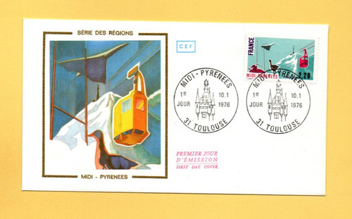 Fdc 1976 midi - midi-pyrenees,